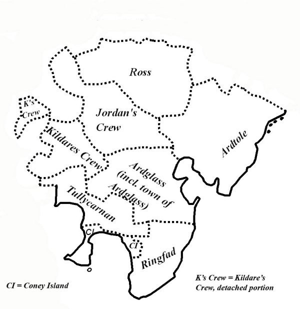 Map of Ardglass Parish