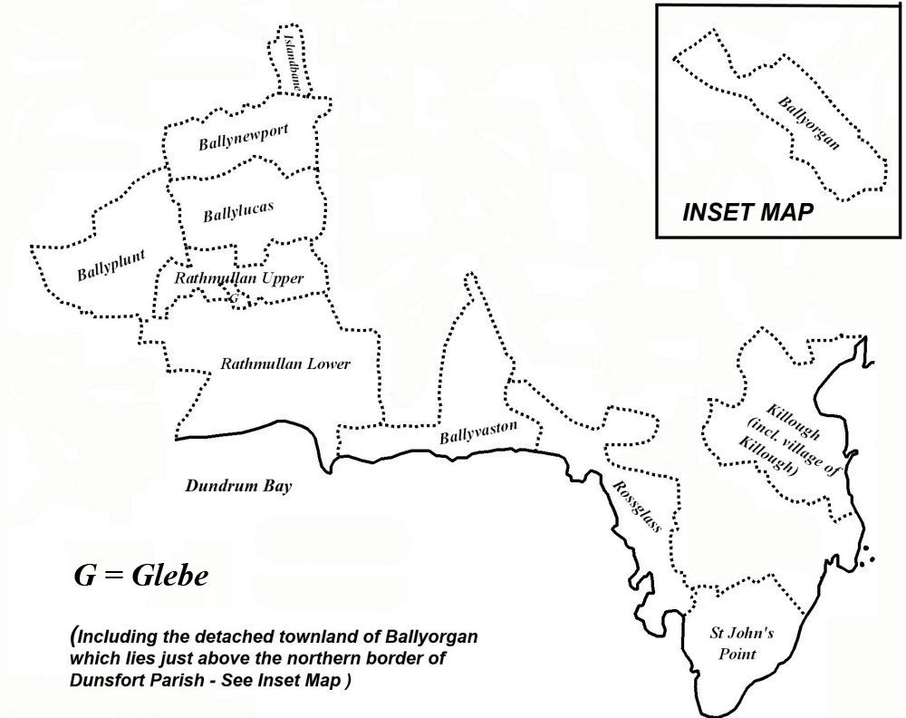 Map of Rathmullan Parish